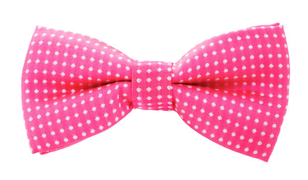 Pink bow tie stock photos pictures royalty