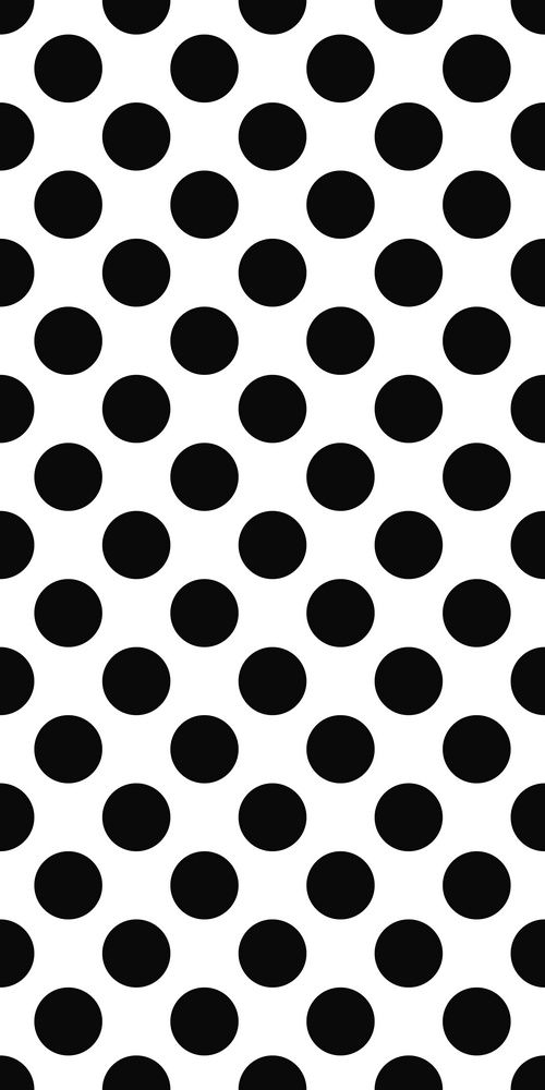 Black And White Polka Dots Wallpaper
