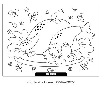 Imãgenes fotos de stock objetos en d y vectores sobre chicken coloring page