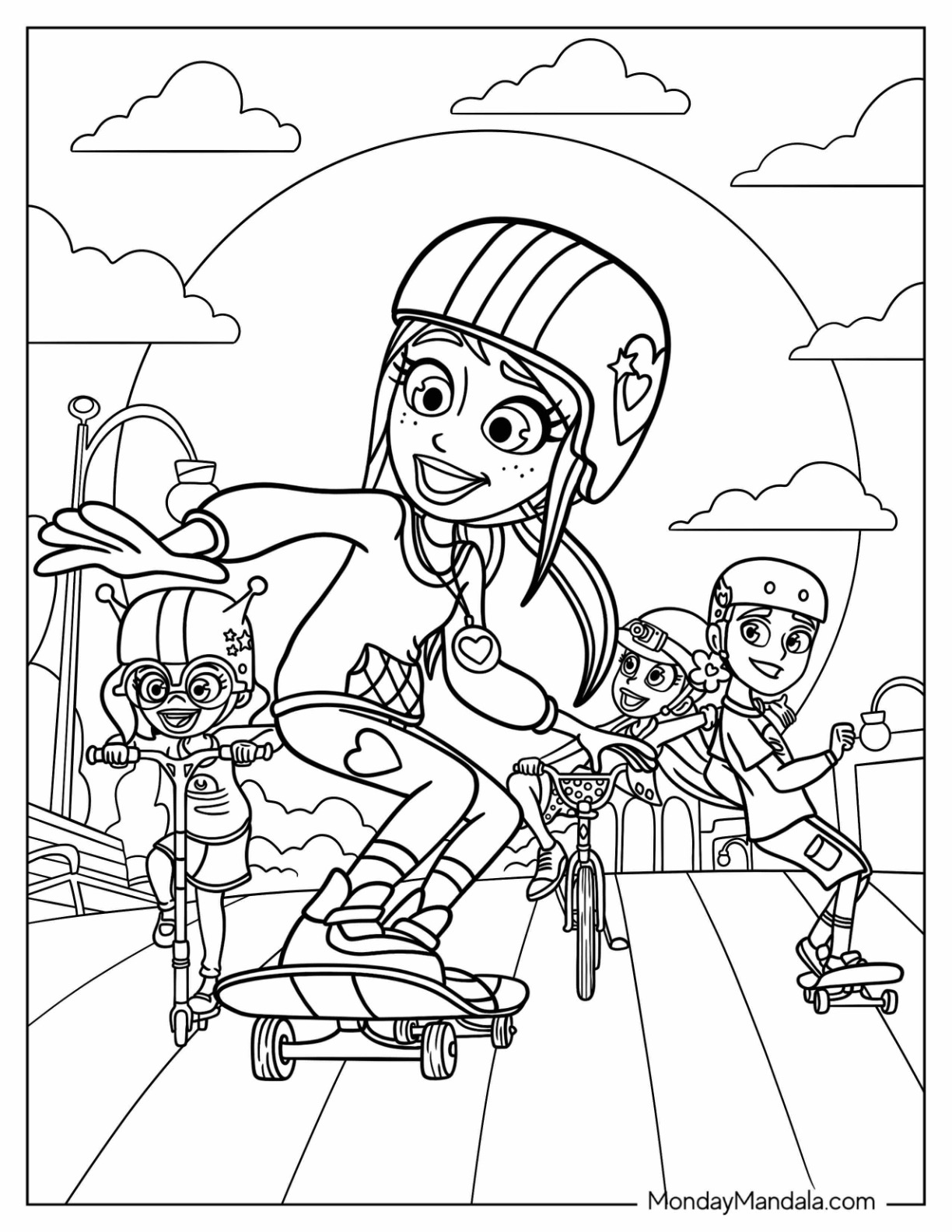 Polly pocket coloring pages free pdf printables