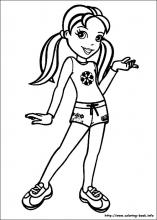 Polly pocket coloring pages on coloring