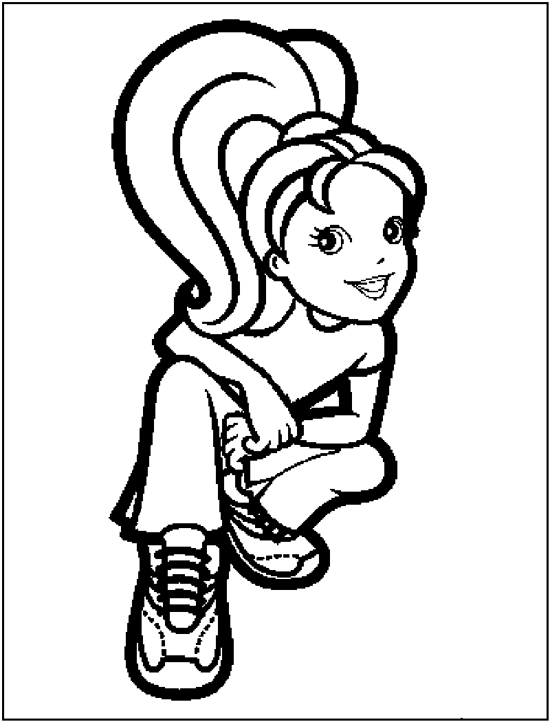 Free printable polly pocket coloring pages for kids