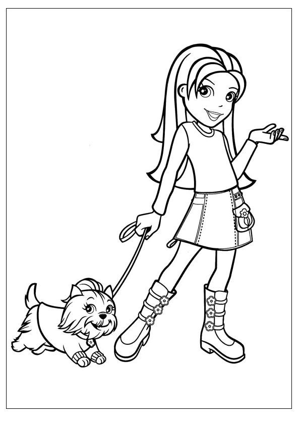 Free printable polly pocket coloring pages for kids pocket coloring book coloring pages for kids cartoon coloring pages