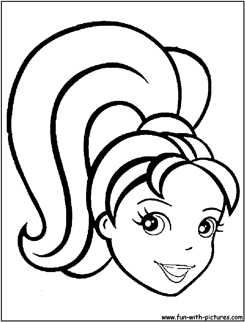 Polly pocket coloring page