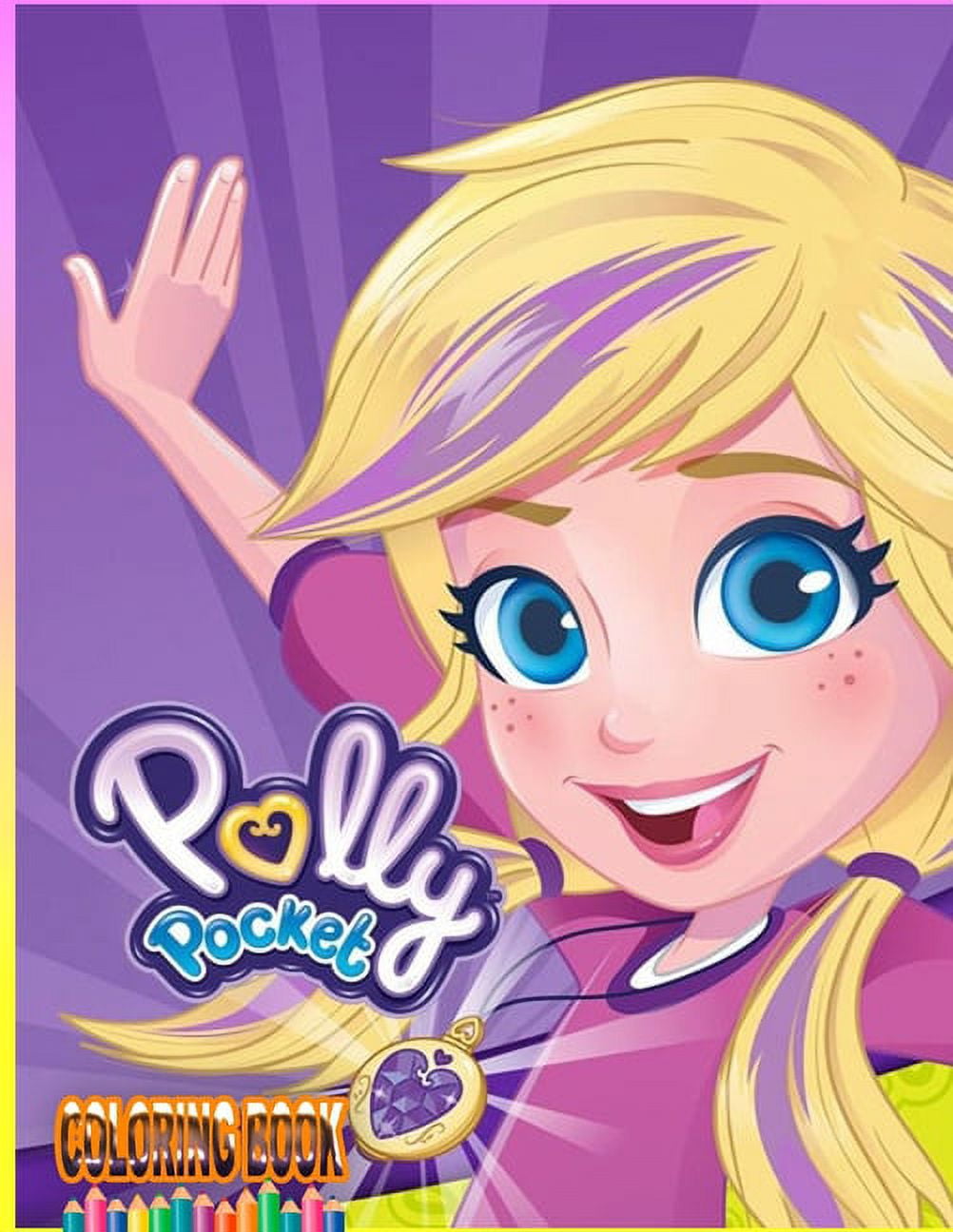 Polly pocket coloring book over pages of high quality polly pocket colouring designs for kids and adults