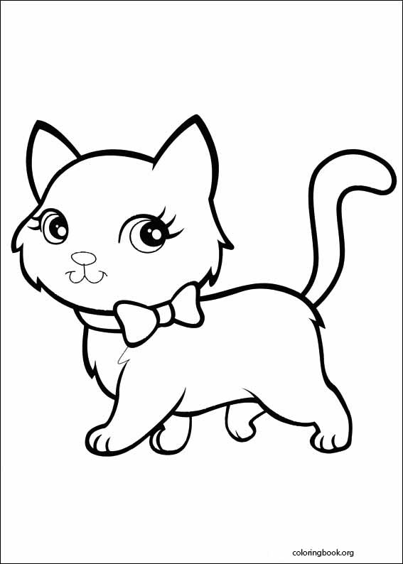Polly pocket coloring page