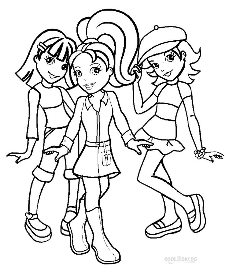 Printable polly pocket coloring pages for kids coolbkids pocket coloring book polly pocket coloring pages