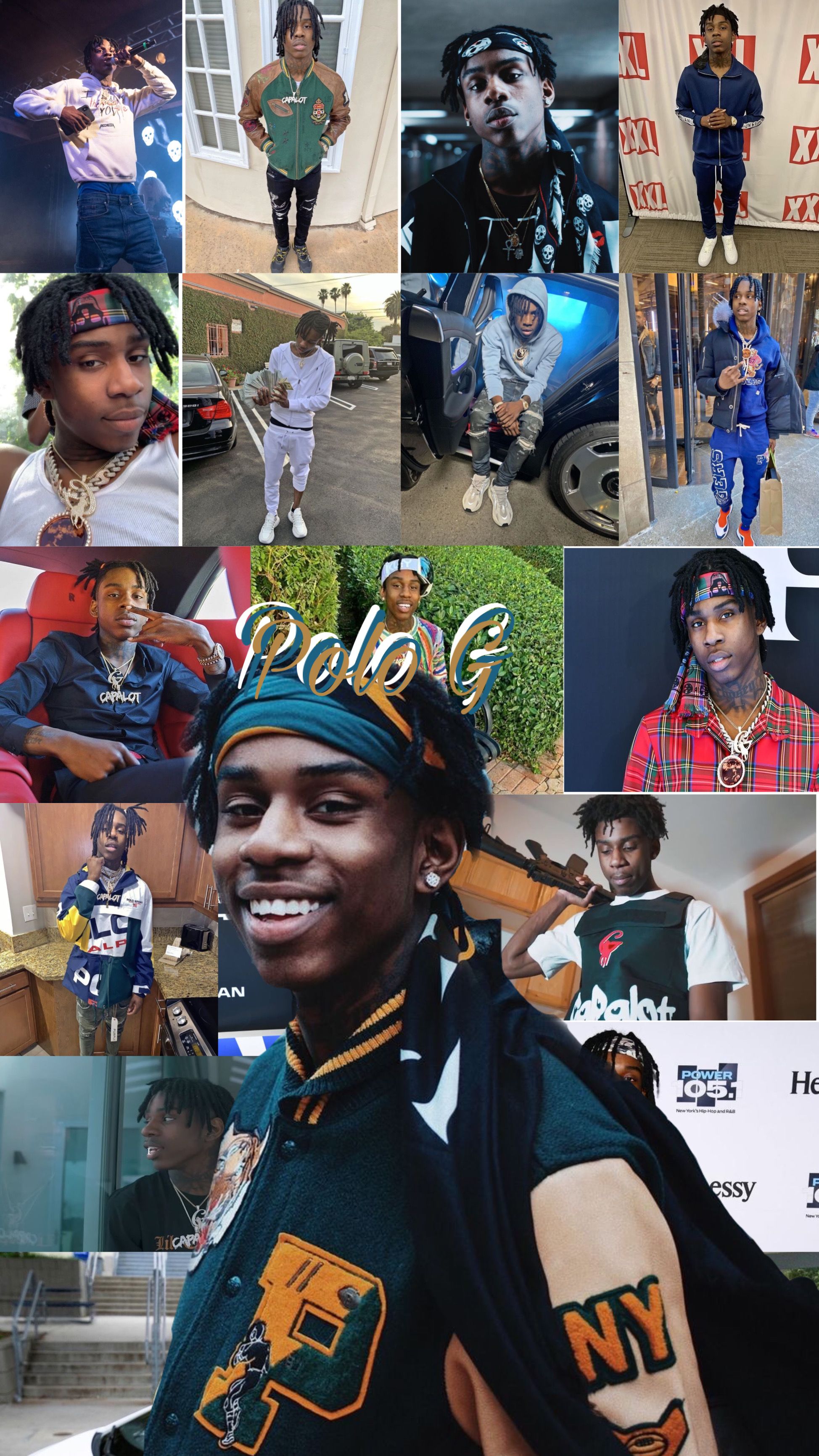 Polo G Wallpaper (Tap on photo)  Hood wallpapers, Cute rappers, Rap  aesthetic