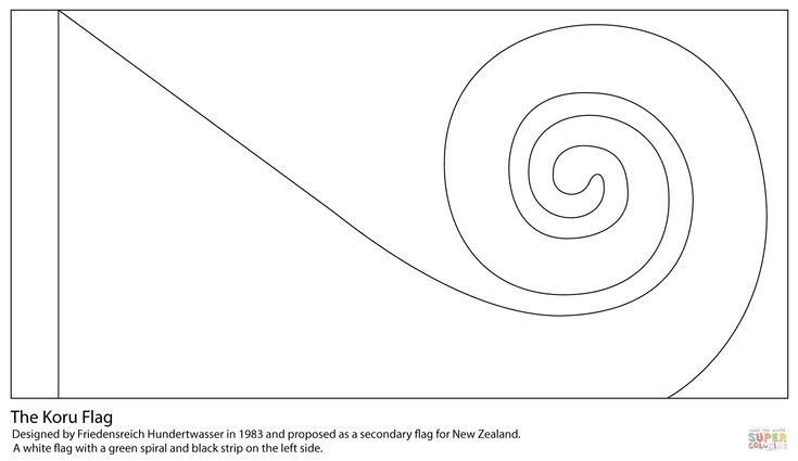 Koru flag coloring page free printable coloring pages flag coloring pages coloring pages free printable coloring pages