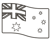 Oceania and polynesia flags coloring pages free coloring pages