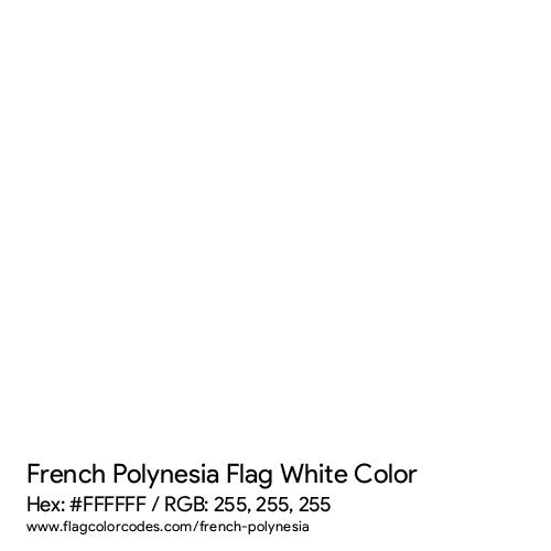 French polynesia flag color codes