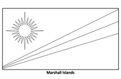 Oceania and polynesia flags coloring pages free coloring pages