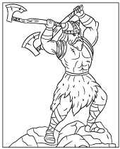 Tribal coloring page maori