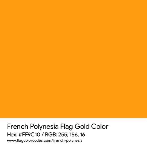 French polynesia flag color codes