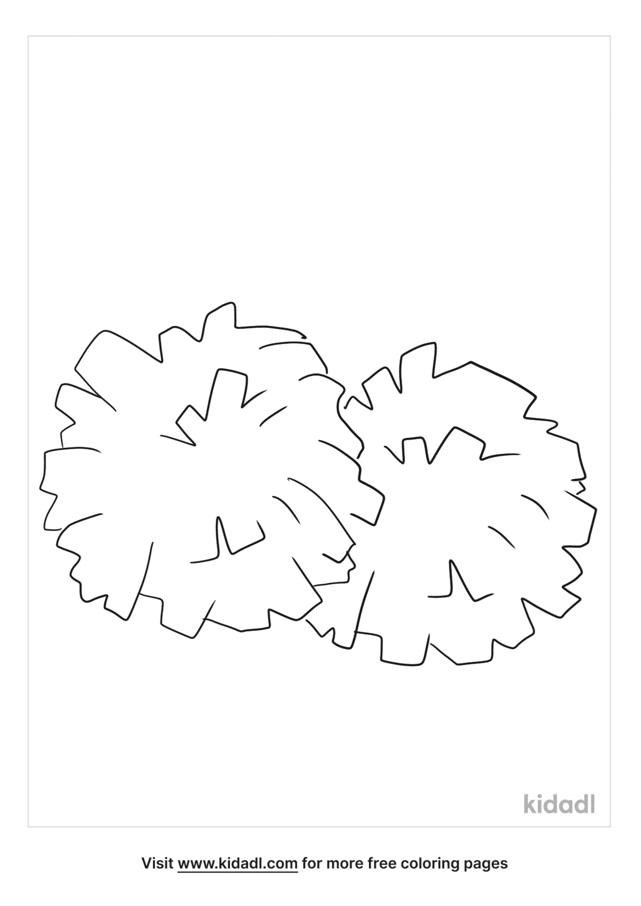 Free pom pom coloring page coloring page printables