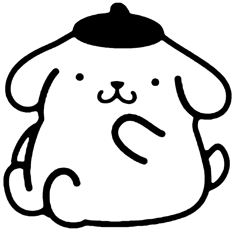 Pompompurin coloring pages printable for free download