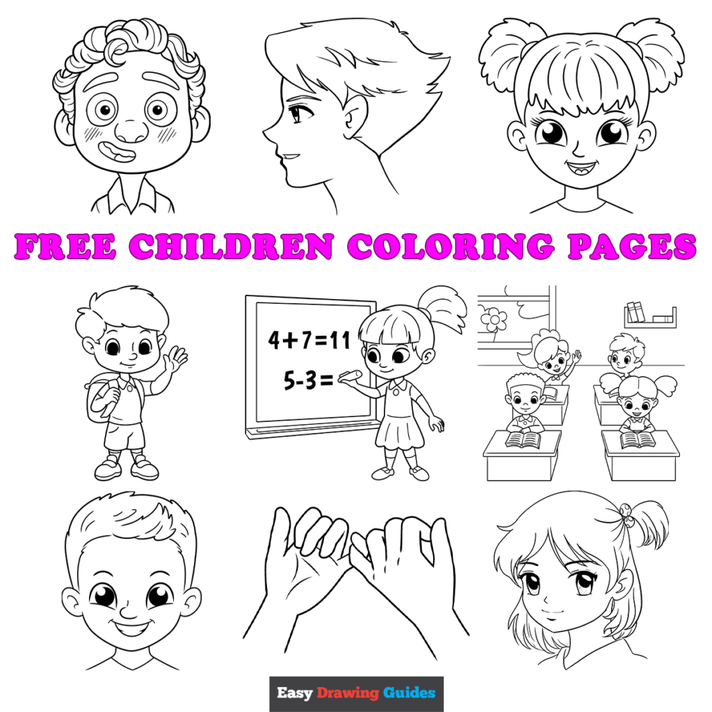 Free printable children coloring pages for kids