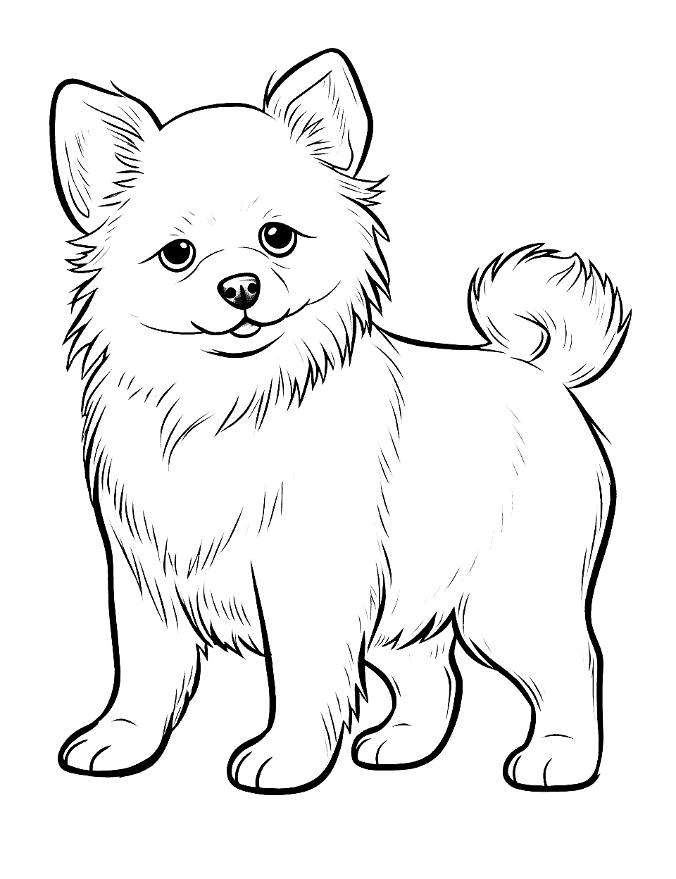 Puppy coloring pages free printable sheets