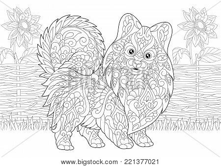 Coloring page adult vector photo free trial bigstock