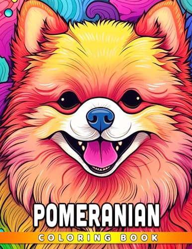 Pomeranian coloring book kawaii pom coloring pages that will melt your heart for kids adults boys girls to relax ideal gifts for special occasions by stevie roach