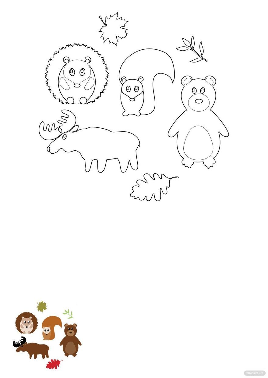 Free pond animals coloring pages