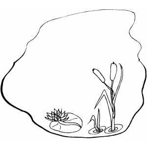 Pond coloring pages printable coloring pages printable crafts black and white landscape