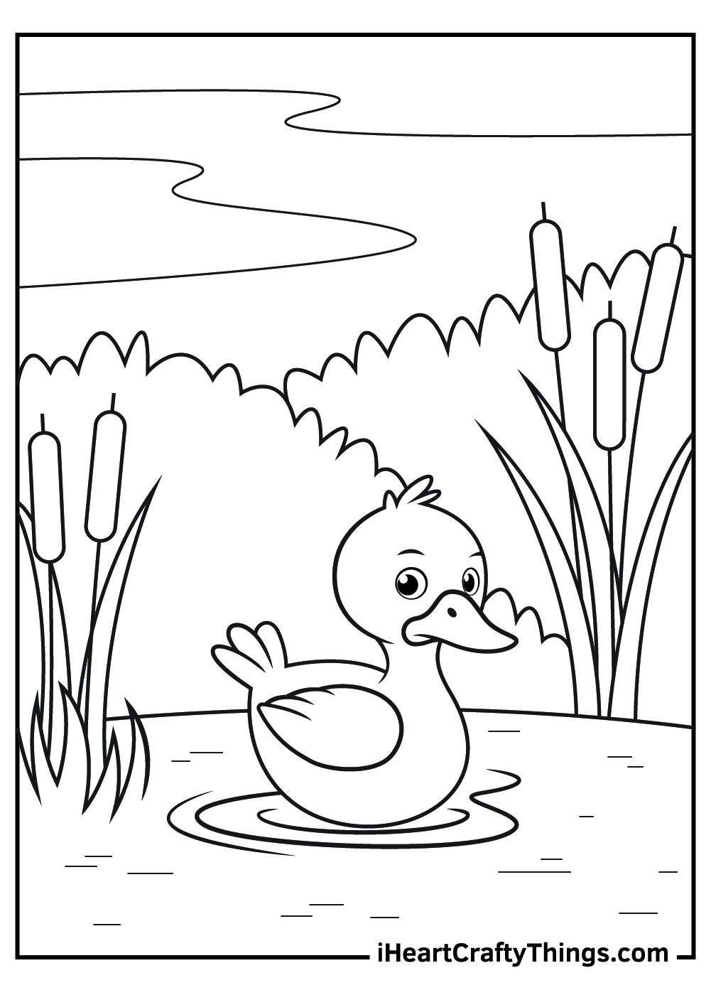 Duck coloring pages free printables