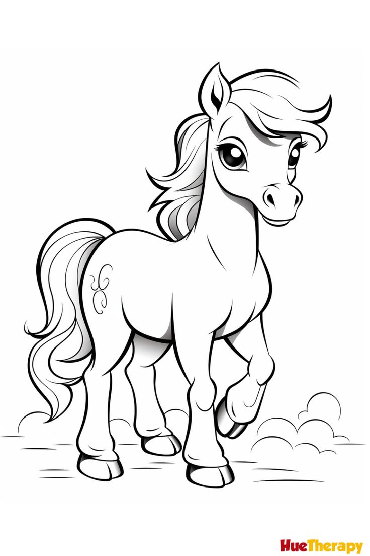 Free printable pony coloring pages for kids cat coloring book horse coloring pages cute coloring pages