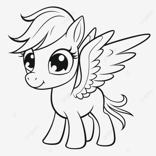Little pony coloring pages for boys outline sketch drawing vector pegasus drawing pegasus outline pegasus sketch png and vector with transparent background for free download