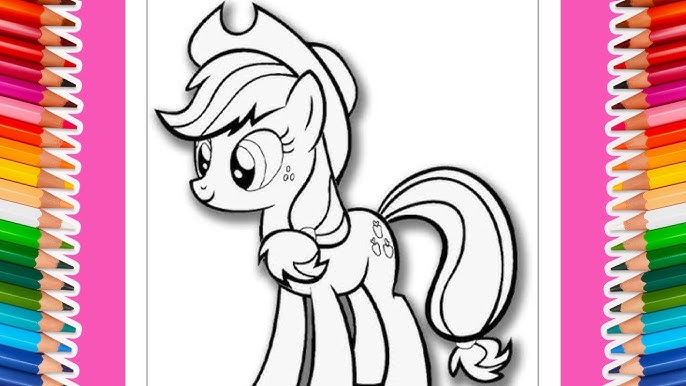 Coloring pages y little pony how to color y little pony siple easy coloring y little pony