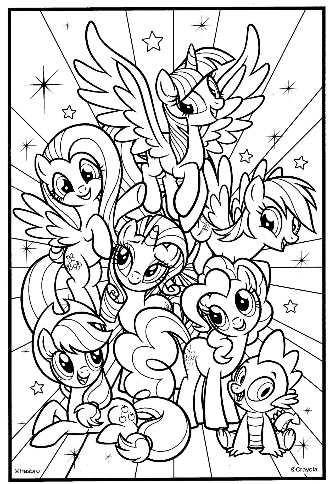 Mlp my little pony coloring page by magnificent