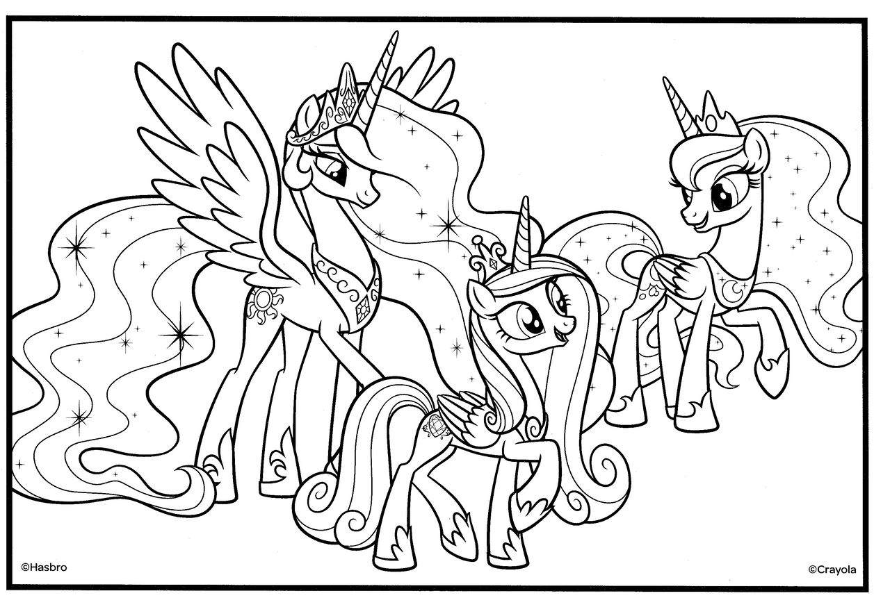 Mlp my little pony coloring page by magnificent