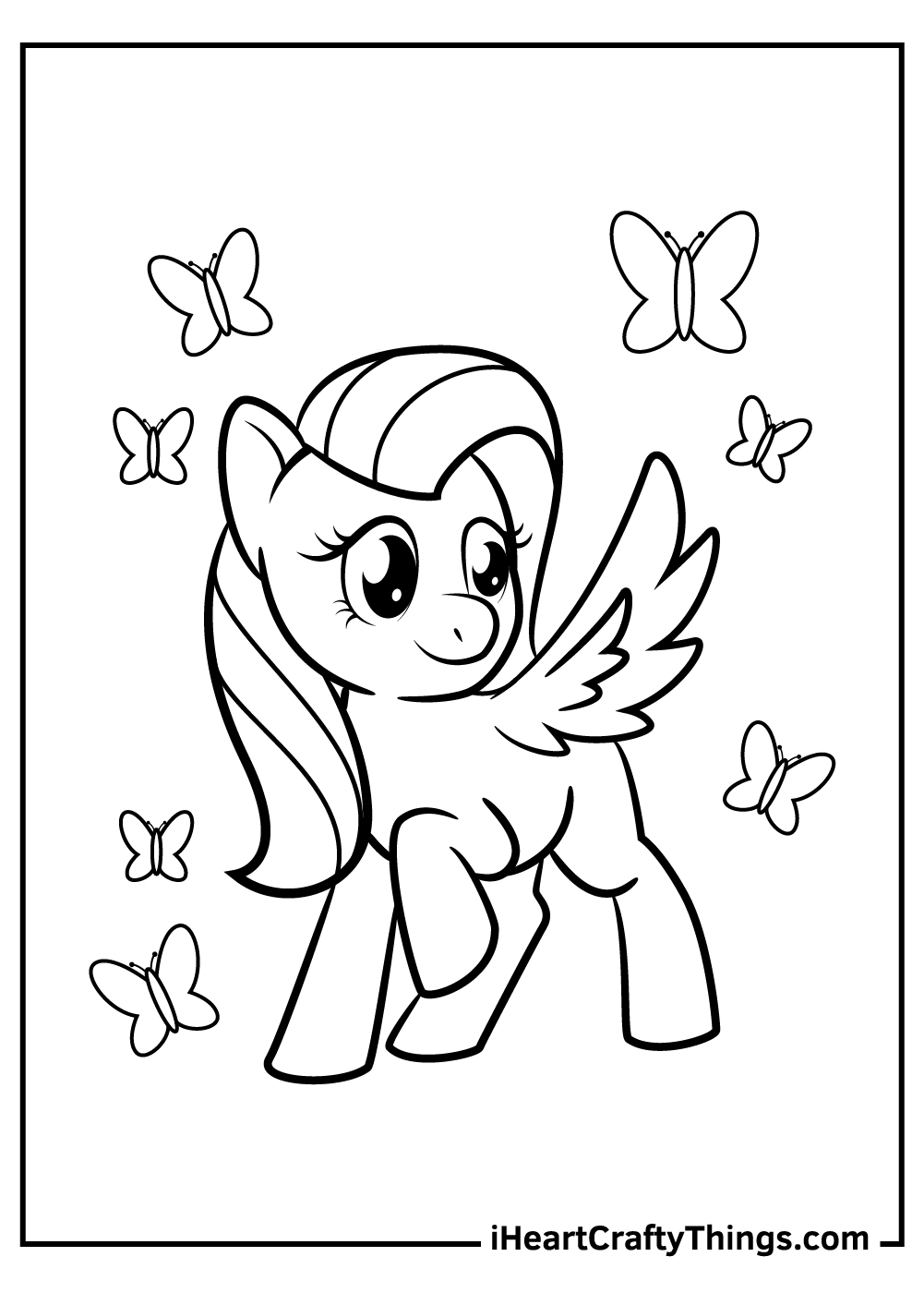 My little pony coloring pages free printables