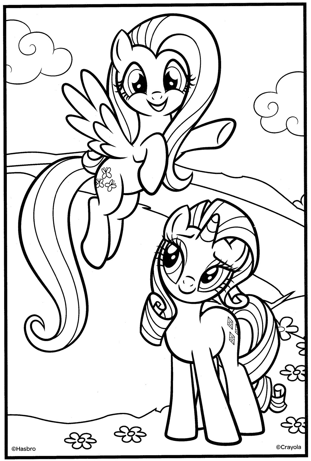 Mlp my little pony coloring page by magnificent