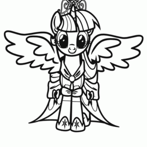 My little pony coloring page printable for free download