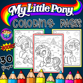 Unicorn dreams and pony magic my little pony printable coloring fun