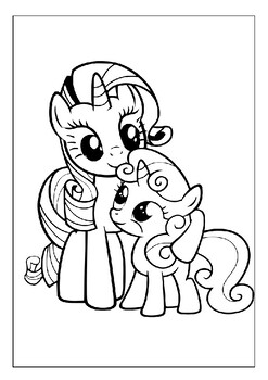 Diverse adventures await my little pony printable coloring pages collection