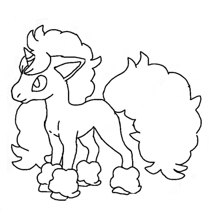 Galar ponyta pokemon coloring pages cute coloring pages pokemon coloring