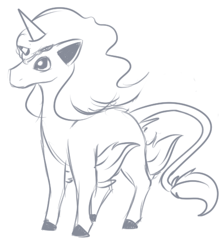 Corvin dps baizhu main on x theres a gif going around of a pokemon from the livestream and the second i saw it i knew it was galarian ponyta heres the