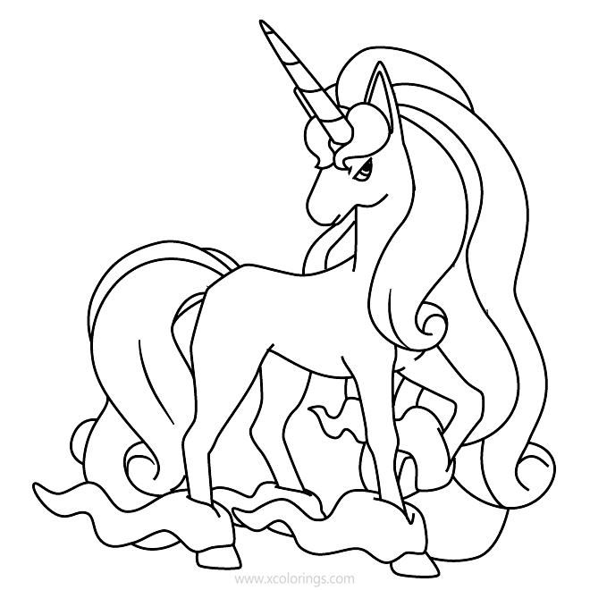 Galarian rapidash pokemon coloring pages pokemon coloring pages pokemon sketch coloring pages