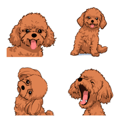 Toy poodledog â emoji