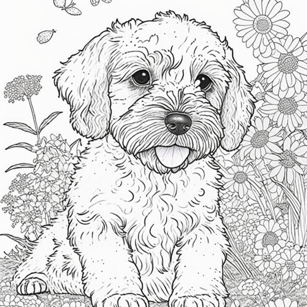 Adorable dog coloring pages for kids unleash your childs creativity made by teachers