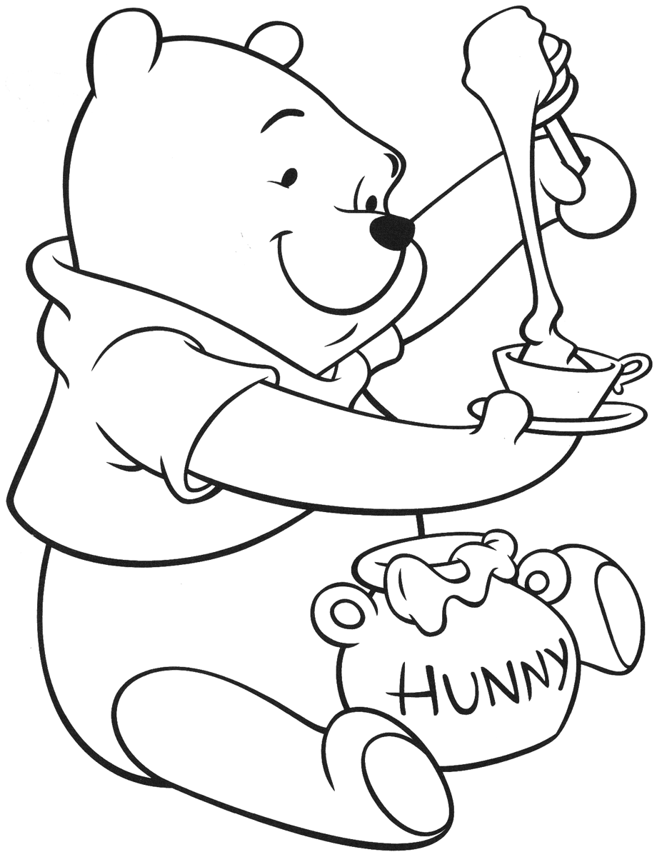 Winnie the pooh pages â printable pages