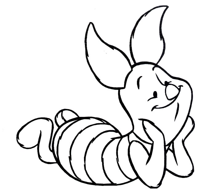 Piglet coloring pages