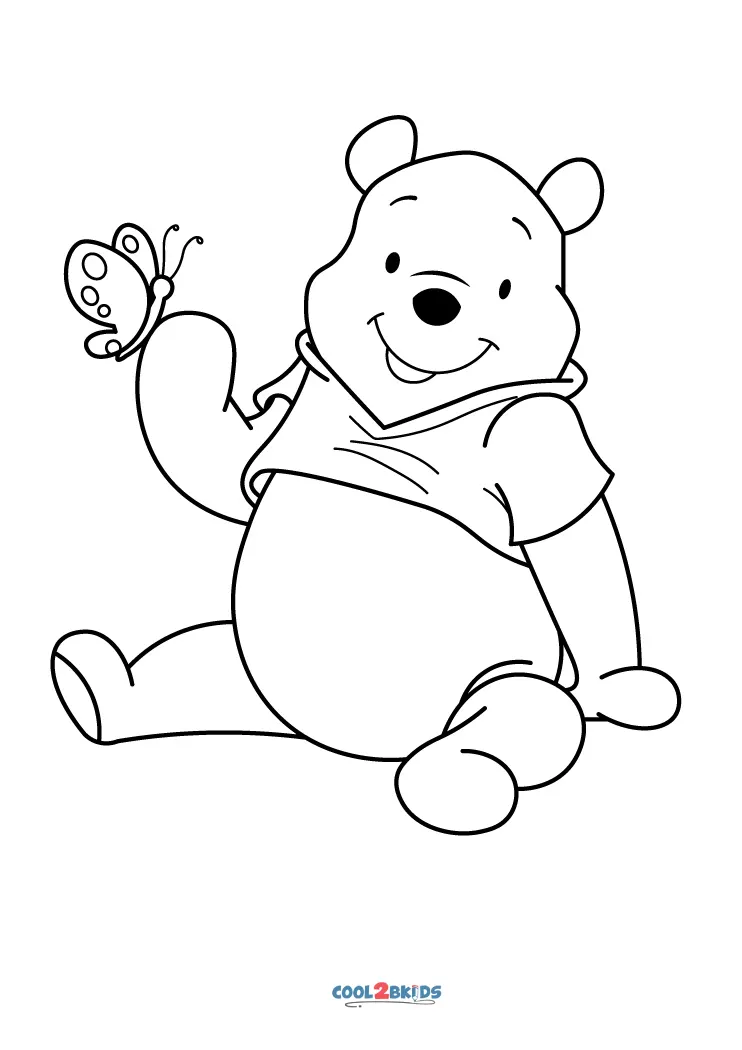 Free printable winnie the pooh coloring pages for kids