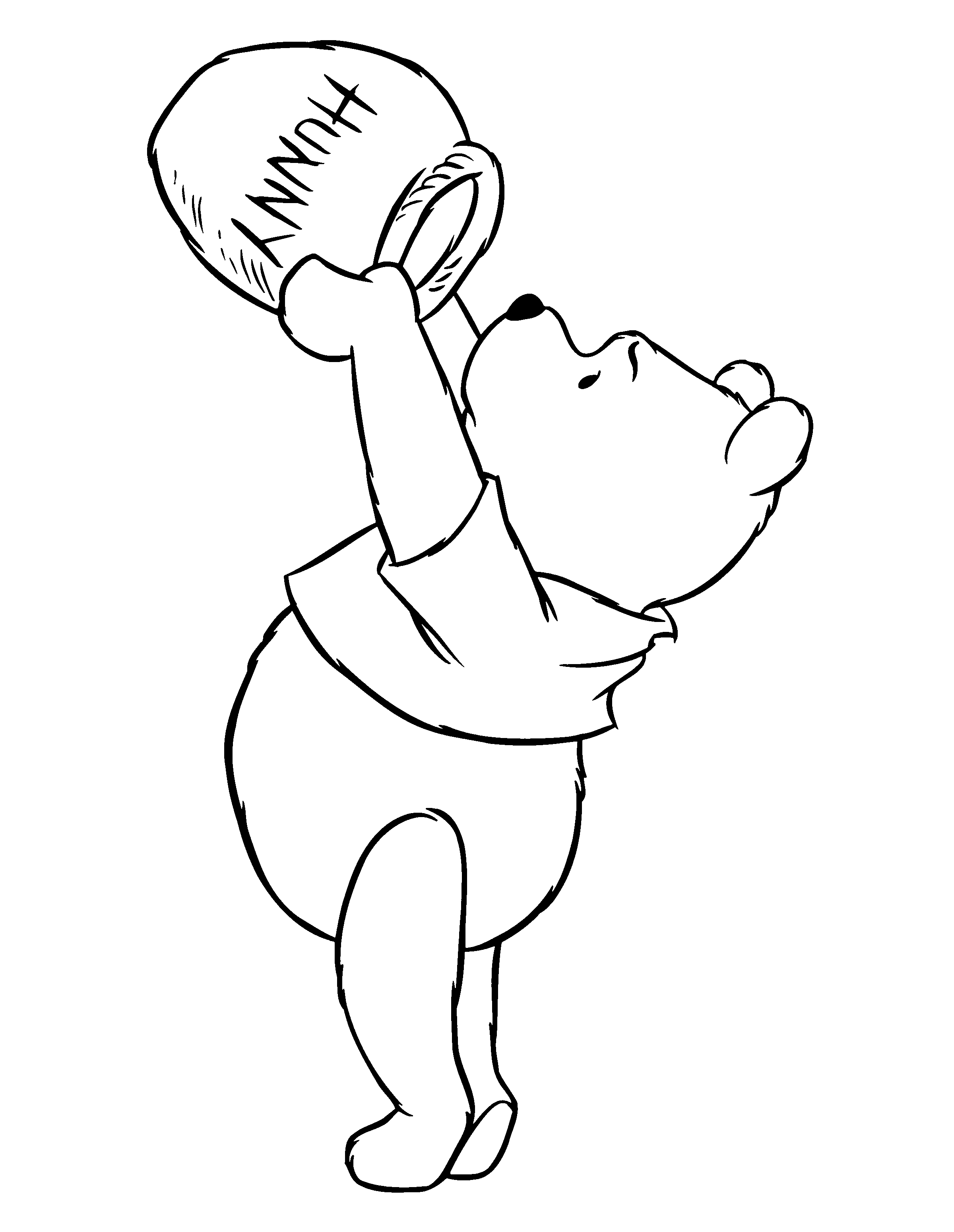 Free printable winnie the pooh coloring pages for kids