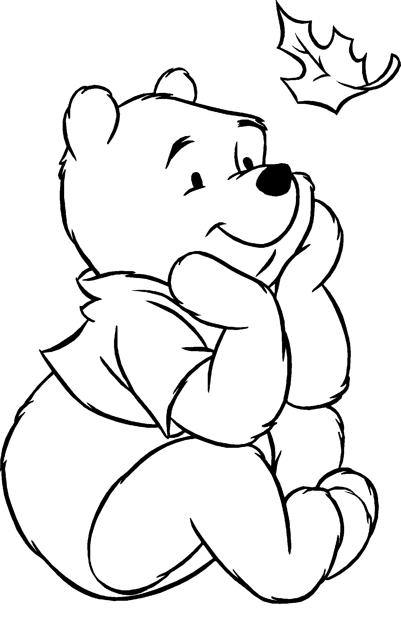 Free printable winnie the pooh coloring pages for kids