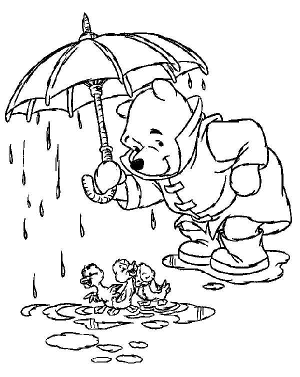 Disney coloring pages pooh bear coloring pages