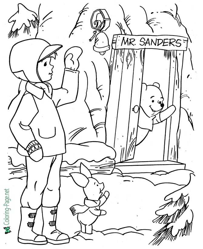 Winnie the pooh coloring pages