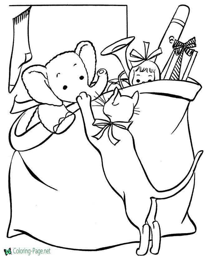 Christmas coloring pages